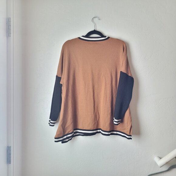 Joseph A V-Neck Color Block Sweater - Picture 7 of 7